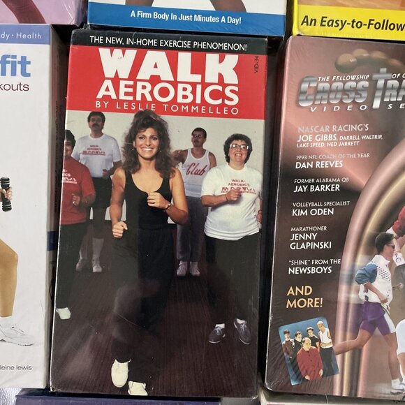 Workout Health Fitness Walk Exercise VHS Videos Lot  Seniors (8 Tapes) - Picture 5 of 16